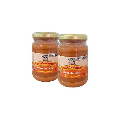 2 Doce de Leite Pastoso 215g zero lactose Portão Cambuí
