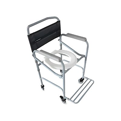 Cadeira De Banho Idoso Aço Desmontável Até 120kg Hidrolight