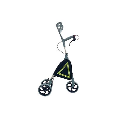 Muleta canadense Reforçada Com Rodas e Freio Supermedy