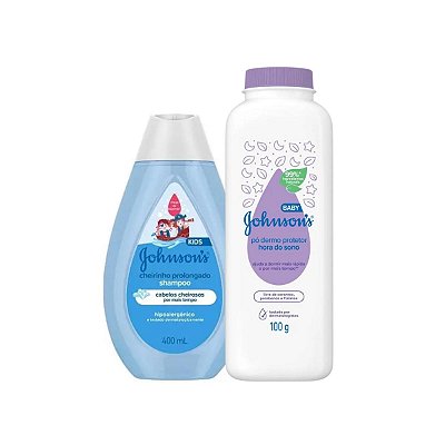 Shampoo Cheirinho Prolongado e Talco Hora do Sono JOHNSON'S