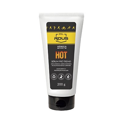 Sérum Arnica Sports ROUS Hot Pré Treino 200g Dagua Natural