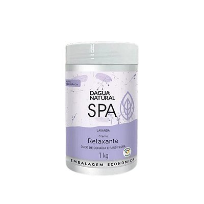 Creme Massagem Corpo Hidrata Spa Lavanda 1kg Dagua Natural