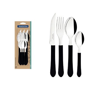 Faqueiro Leme 12 Peças com Lâminas em Aço Inox Tramontina