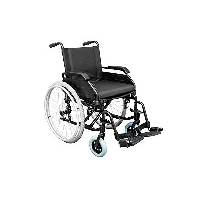 Cadeira De Rodas Standard Dobrável Suporta 125kg Hidrolight