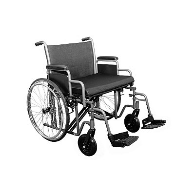 Cadeira De Rodas Plus Size Até 250kg Hidrolight
