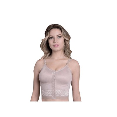 Soutien Pós Cirurgico Reforçado Renda Costura Dupla New Form