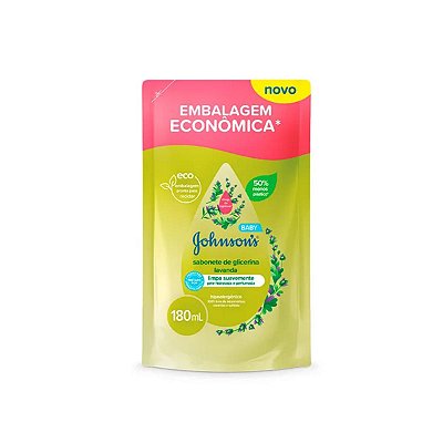 Sabonete Líquido Infantil Johnson'S Baby Lavanda Refil 180ml