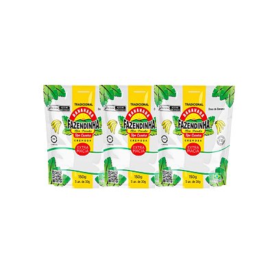 Kit 3 Doce Bananinha Tradicional 150g Com 5 Un Fazendinha