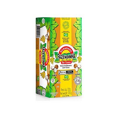 Doce de Banana Com Coco Tipo Caseiro Fazendinha