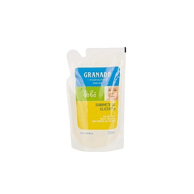 Refil Sabonete Glicerina Bebê Tradicional 250ml Granado