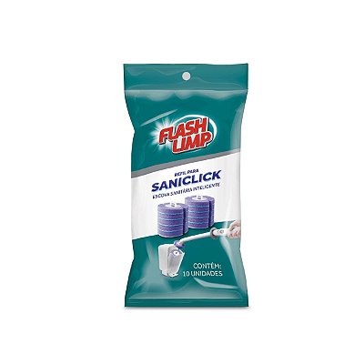 Refil Escova Sanitaria Privada Saniclick C/10 Flash Limp