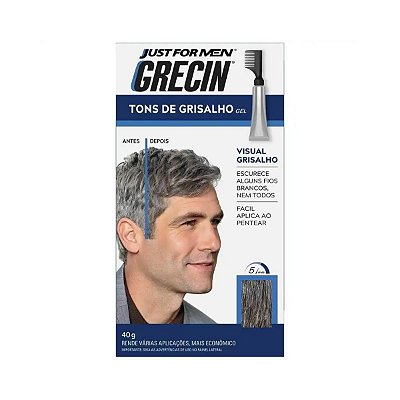 Gel Tonalizante Grecin Tons de Grisalho com 40g