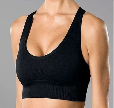 Top Fitness Alta Sustentação Sem Costura - Up Control Lupo