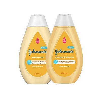 Kit Shampoo e condicionador Glicerina Johnsons