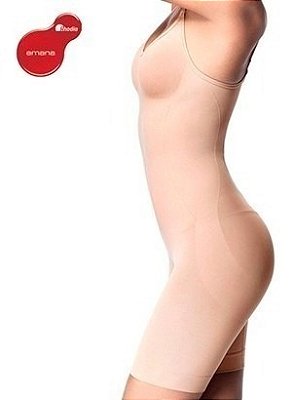 Body Modelador Levanta Bumbum Anticelulite Short Emana Lupo