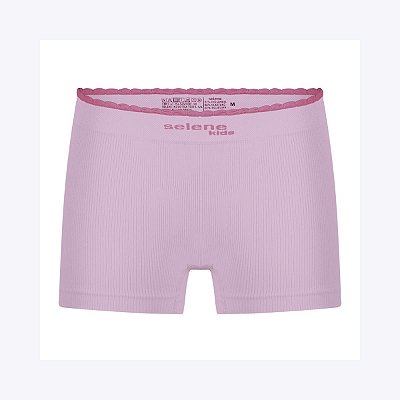 Calcinha Boxer Infantil Sem Costura Selene