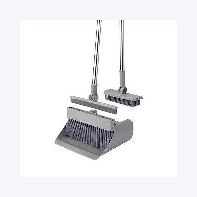 Vassoura 4 em 1 Multiclean PRO - Vassoura, Pá e Esfregão