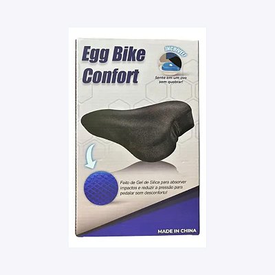 Assento EGG Bicicleta Gel Supermedy Conforto Ergonomico