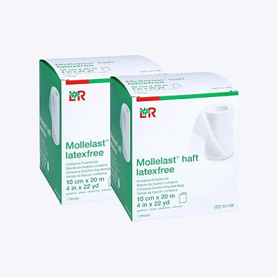 Kit 2 Bandagem Coesiva Mollelast 10cmx20M Lohmann & Rauscher