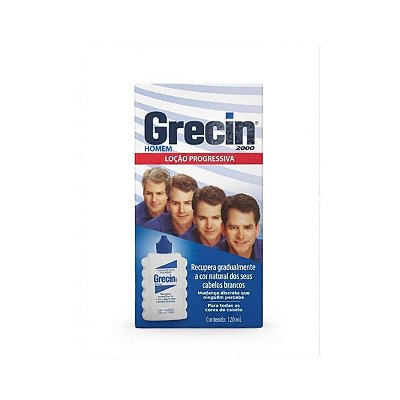 Loção Progressiva Grecin 2000 Redutor de Grisalhos 120ml