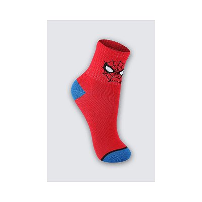 Meia Cano Médio Homem-Aranha Infantil Marvel