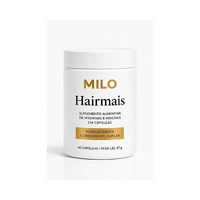 Suplemento Para Cabelo Hairmais Milo 60 Cápsulas