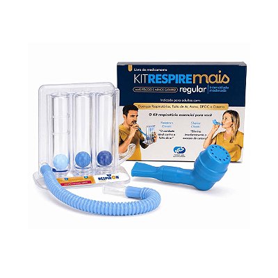 Kit Respire Regular Exercitador e incentivador Respiratório