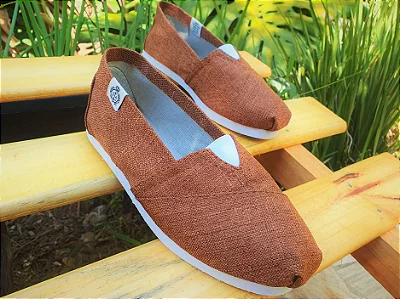 Alpercata Soft em LINHO - MARRÓN