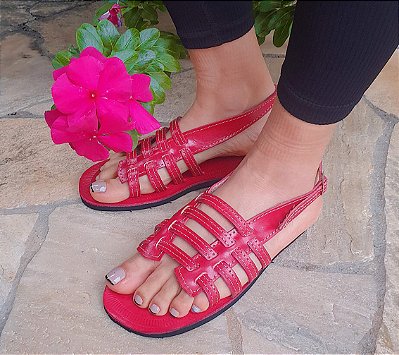 Sandália em couro - RED Sandal