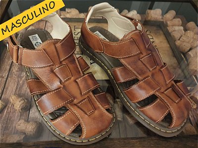 Sandália Masculina de couro - Sandal CONFORT