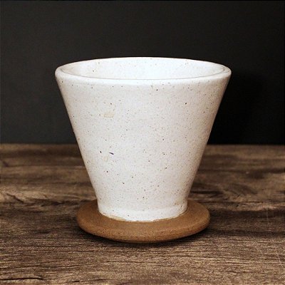 Coador de café Keramikós Branco