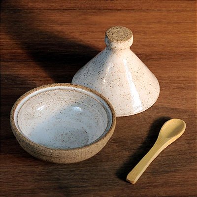 Saleiro Tagine M - Ø 10cm Branco