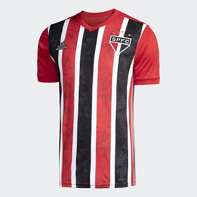 Camisa São Paulo FC II Adidas Masculina Vermelha/Branca/Preta
