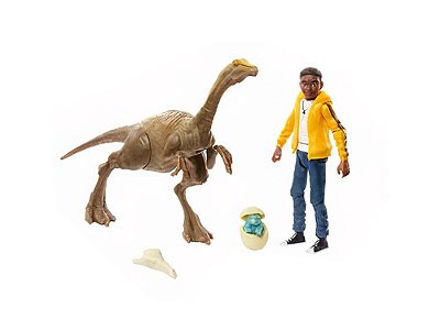 DARIUS E GALLIMIMUS MATTEL ACAMPAMENTO JURÁSSICO DINO ESCAPE MATTEL JURASSIC WORLD