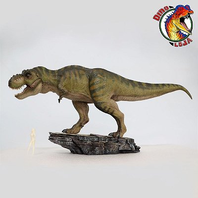 TYRANNOSAURUS REX NANMU VERDE ONCE AND FUTURE KING FIGURA DINOSSAURO JURASSIC PARK (SEM BASE)