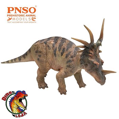 STYRACOSAURUS PNSO ANTHONY DINOSSAURO MINIATURA EM PLÁSTICO CERATOPSÍDEO ESTIRACOSSAURO