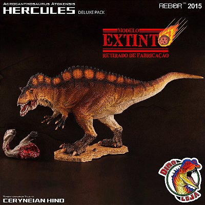 ACROCANTHOSAURUS REBOR HÉRCULES 2015 MINIATURA DE DINOSSAURO RÉPLICA COLECIONÁVEL ACROCANTOSSAURO
