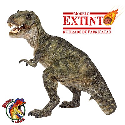 TYRANNOSAURUS REX PAPO 2005 VERDE FIGURA RARA VERSÃO BRINQUEDO DE DINOSSAURO COLECIONÁVEL TIRANOSSAURO [USADO]