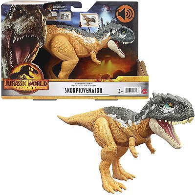 SKORPIOVENATOR MATTEL RUGE E ATACA JURASSIC WORLD DOMÍNIO [USADO]