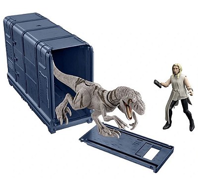 ATROCIRAPTOR GHOST E SOYONA CONJUNTO RELEASE N' RAMPAGE JURASSIC WORLD DOMÍNIO MATTEL