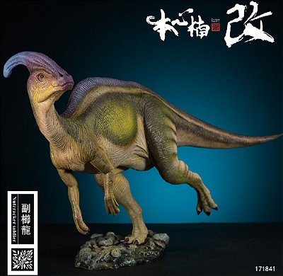 PARASAUROLOPHUS VERDE NANMU JURASSIC PARK FIGURA DINOSSAURO REALISTA