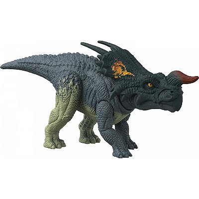 EINIOSAURUS PACOTE FEROZ JURASSIC WORLD DOMÍNIO MATTEL