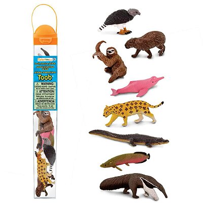 ANIMAIS SUL AMERICANOS COLEÇÃO TOOB SAFARI LTD  REPLICAS IMPORTADAS COLECIONÁVEIS