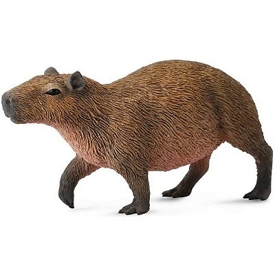 CAPIVARA COLLECTA MINIATURA DE ANIMAL SELVAGEM MAMÍFERO BRASILEIRO