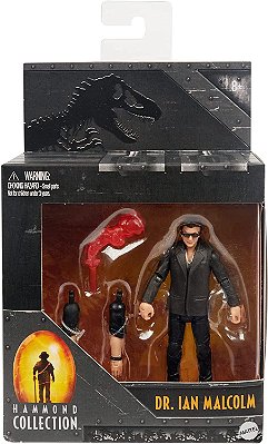 IAN MALCOLM HAMMOND COLLECTION JURASSIC PARK BONECO DR. MALCOLM COM ACESSÓRIOS