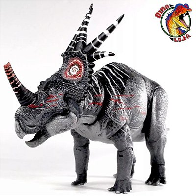 STYRACOSAURUS OLD BUCK ENSANGUENTADO BEASTS OF THE MESOZOIC RÉPLICA DE DINOSSAURO BRINQUEDO