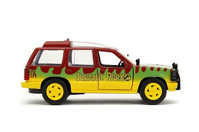 FORD EXPLORER JURASSIC PARK JADA TOYS DIE CAST ESCALA 1/32