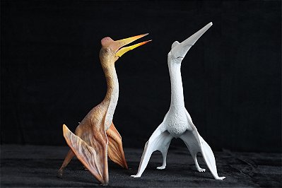 QUETZALCOATLUS GRTOYS HAOLONGGOOD PTEROSSAURO MODELO CIENTÍFICO + CÓPIA BRANCA