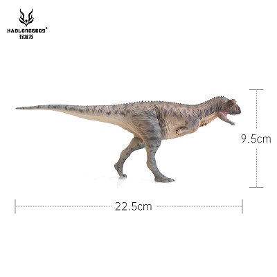 CARNOTAURUS CINZA GRTOYS HAOLONGGOOD DINOSSAURO CARNÍVORO MODELO CIENTÍFICO