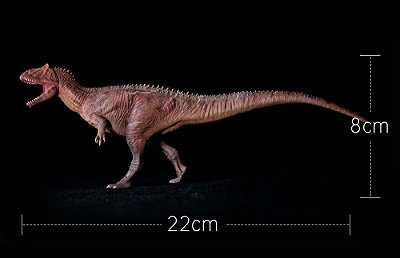 ALLOSAURUS VERMELHO GRTOYS HAOLONGGOOD DINOSSAURO CARNÍVORO MODELO CIENTÍFICO